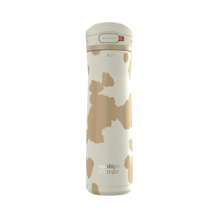 Contigo® x Ally Love Jackson Chill 2.0 Stainless Steel Water Bottle with AUTOPOP® Lid, 24oz - Oatmilk [5FGW]